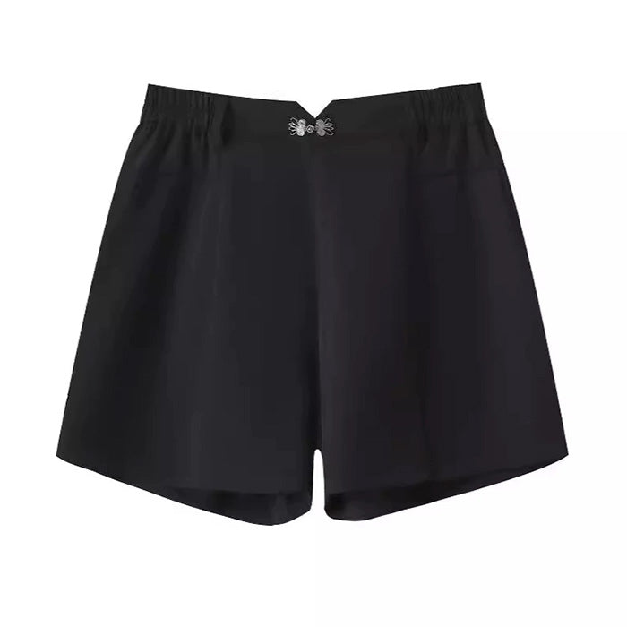 大きいサイズ レディース 魔法仕掛けの美脚ショートパンツ(3L/4L/5L/6L/7L)