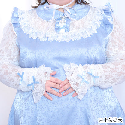 ブルーローズの天使ちゃんセットアップ・アームカバー付（3L/4L/5L/6L）/Taberunosky（タベルノスキー）