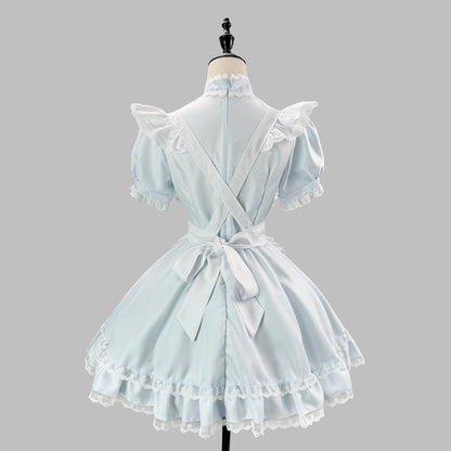 ミルキードールメイドフリルワンピースドレス・ハロウィン・コスプレ(M/L/LL/3L/4L/5L/6L)