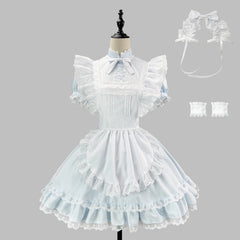 ミルキードールメイドフリルワンピースドレス・ハロウィン・コスプレ(M/L/LL/3L/4L/5L/6L)