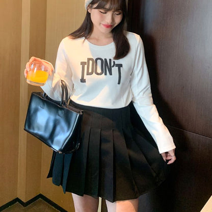 放課後クラシックプリーツスカート(LL/3L/4L/5L/6L)