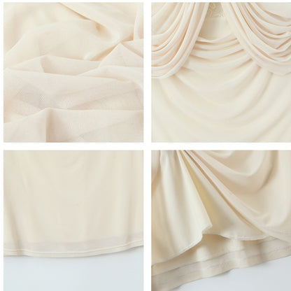 Jeweled Drape Lace Mermaid Dress (LL/3L/4L/5L)