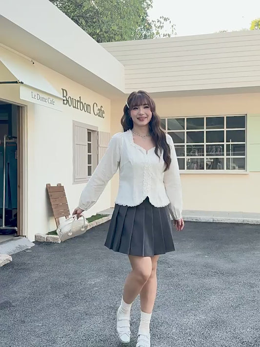 やさしげ小花のレースナチュラルブラウス(LL/3L/4L/5L/6L)