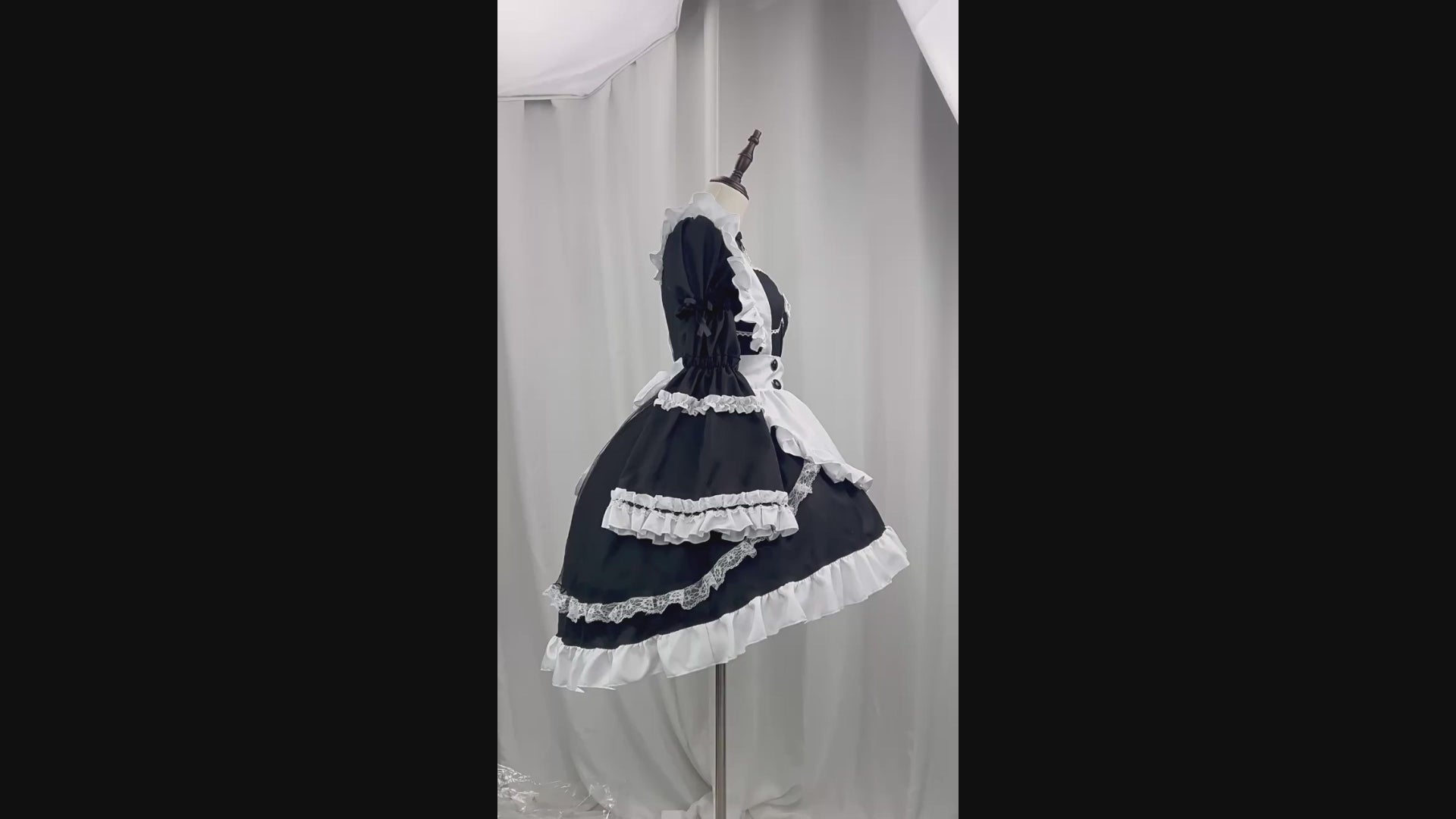 クロスノワール・ゴシックメイドドレス(M/L/LL/3L/4L/5L/6L)ハロウィン