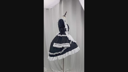 クロスノワール・ゴシックメイドドレス(M/L/LL/3L/4L/5L/6L)