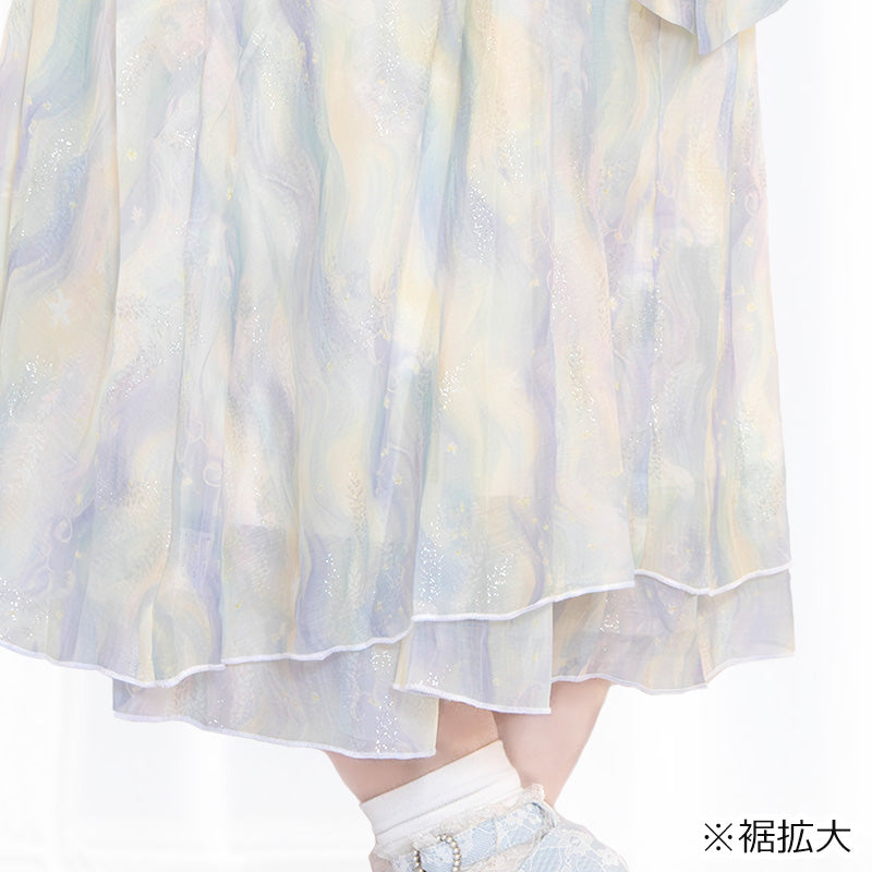 フェアリーバブル・ロング丈ワンピース（3L/4L/5L）/Taberunosky（タベルノスキー）