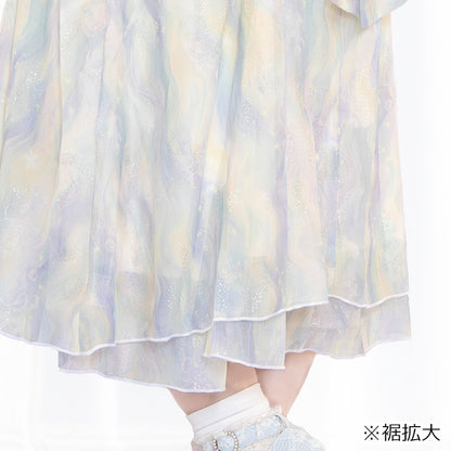 フェアリーバブル・ロング丈ワンピース（3L/4L/5L）/Taberunosky（タベルノスキー）