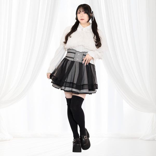 Tulle Layered Mini Skirt