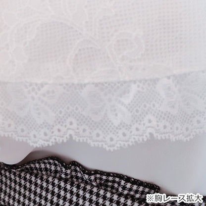 うさぎ刺繍のスウィートケープブラウス(3L/4L/5L/6L)