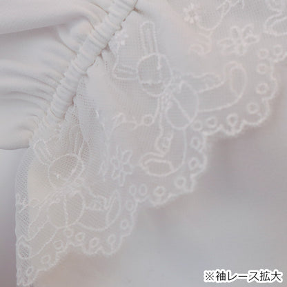 うさぎ刺繍のスウィートケープブラウス(3L/4L/5L/6L)