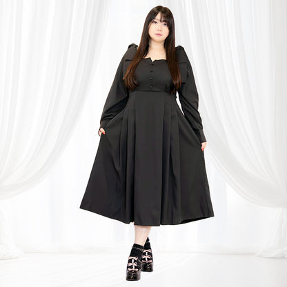 シュガーブラックボンボン・リボンワンピース（3L/4L/5L/6L）/Taberunosky（タベルノスキー）