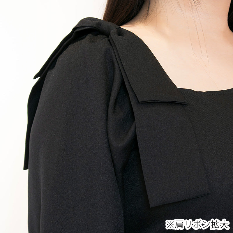 シュガーブラックボンボン・リボンワンピース（3L/4L/5L/6L）/Taberunosky（タベルノスキー）