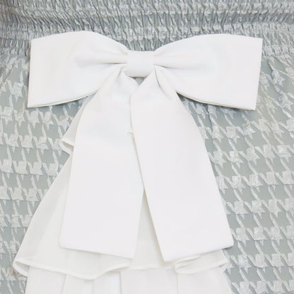 Milky Hound Frill Dress, Green (3L/4L/5L/6L) / Taberunosky