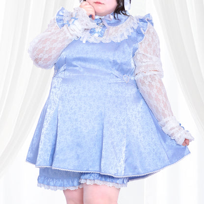 ブルーローズの天使ちゃんセットアップ・アームカバー付（3L/4L/5L/6L）/Taberunosky（タベルノスキー）