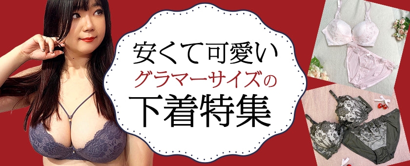 大きいサイズの下着特集