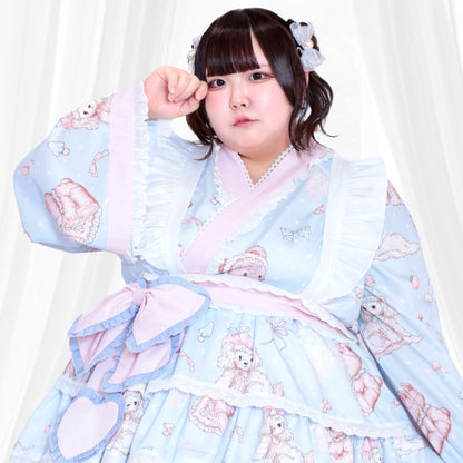 Pastel Dream Ribbon♡Plus Size Yukata Dress