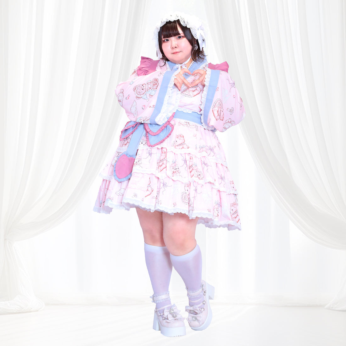 Sweet & Playful: Pink Pastel Teddy Bear Wa-Lolita