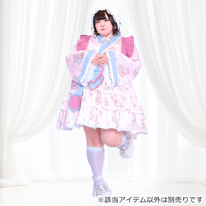 Pastel Dream Ribbon♡Plus Size Yukata Dress