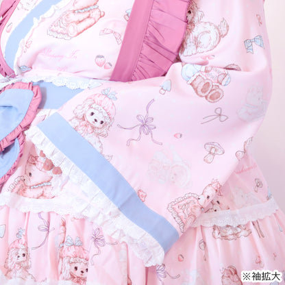 Pastel Dream Ribbon♡Plus Size Yukata Dress