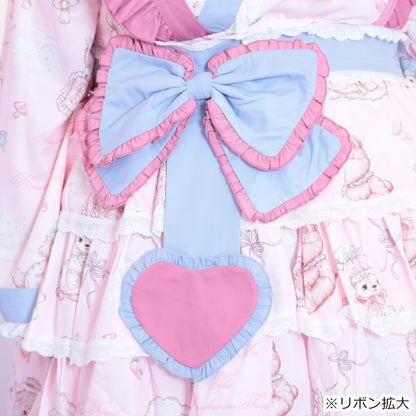Pastel Dream Ribbon♡Plus Size Yukata Dress