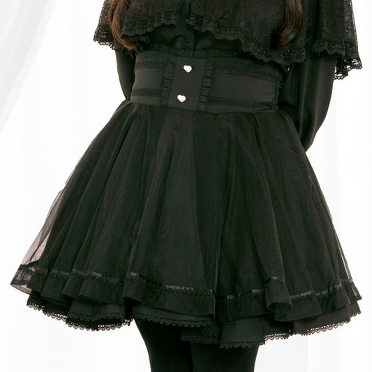ダークドール・重ねチュールスカート（3L/4L/5L）
