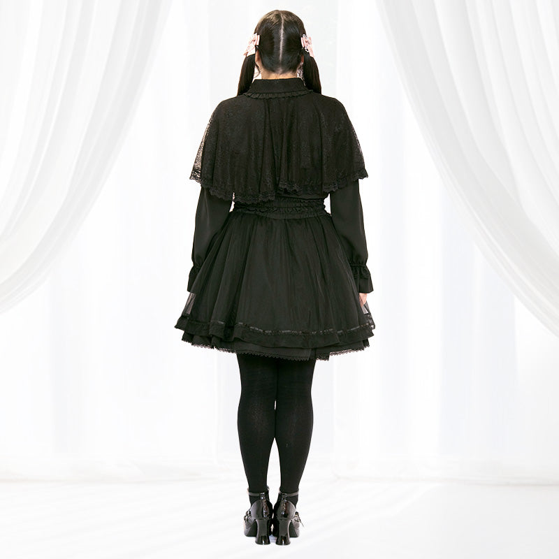 ダークドール・重ねチュールスカート（3L/4L/5L）