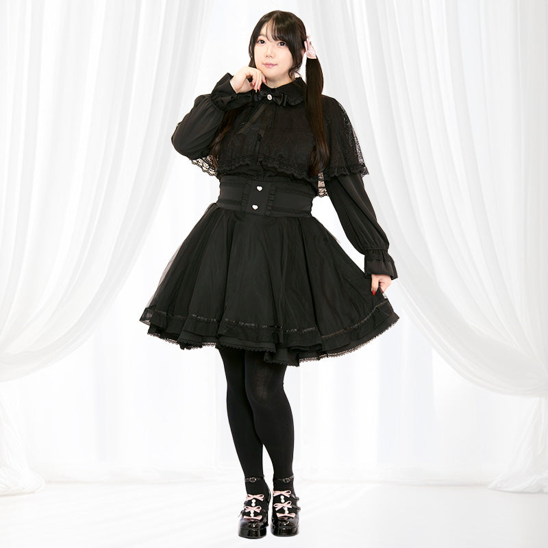 ダークドール・重ねチュールスカート（3L/4L/5L）