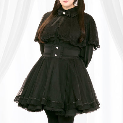 ダークドール・重ねチュールスカート（3L/4L/5L）