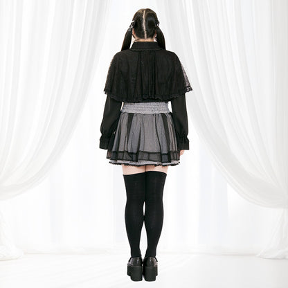 ナイトギンガムチュール・地雷スカート・スカパン（3L/4L/5L）