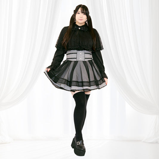 ナイトギンガムチュール・地雷スカート・スカパン（3L/4L/5L）