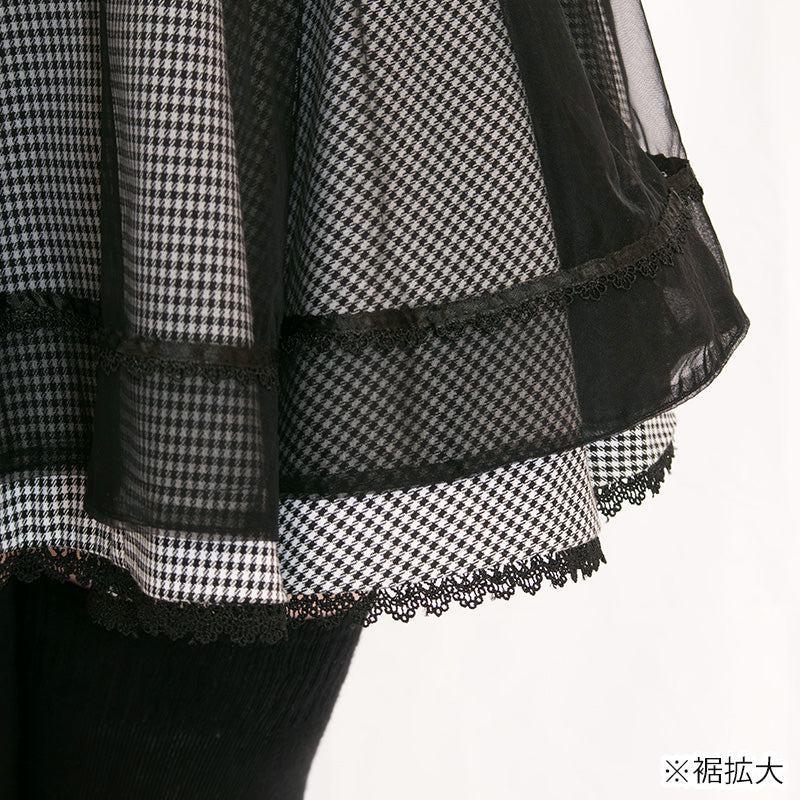 ナイトギンガムチュール・地雷スカート・スカパン（3L/4L/5L）