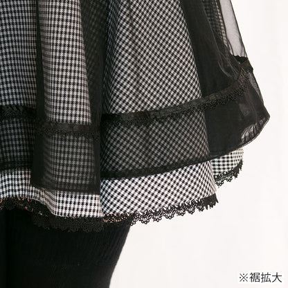 ナイトギンガムチュール・地雷スカート・スカパン（3L/4L/5L）