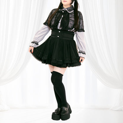 ミッドナイトチュール・地雷スカート・スカパン（3L/4L/5L）