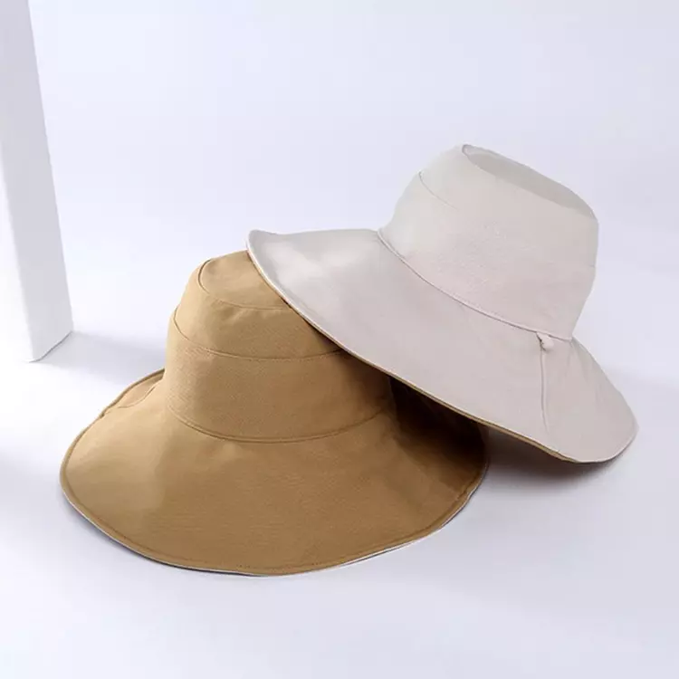 大きいサイズ レディース シンプルハット帽子UVカット紫外線対策 4
