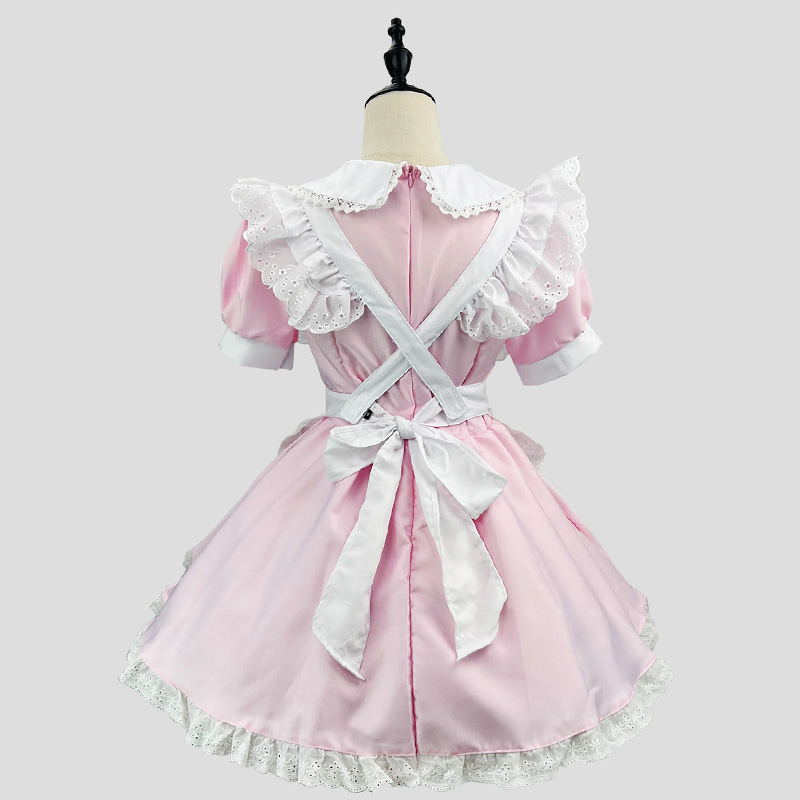 大きいサイズ レディース 魔法少女のメイド服ワンピ―ス (M/L/2L/3L/4L/5L/6L)/コスプレ/ハロウィン LYG-8276,コスプレ,大きいサイズ,プラスサイズ,ワンピース,半袖,メイド,ロリータ,コスプレ,ハロウィン,メイド,カフェ,キャラ 3