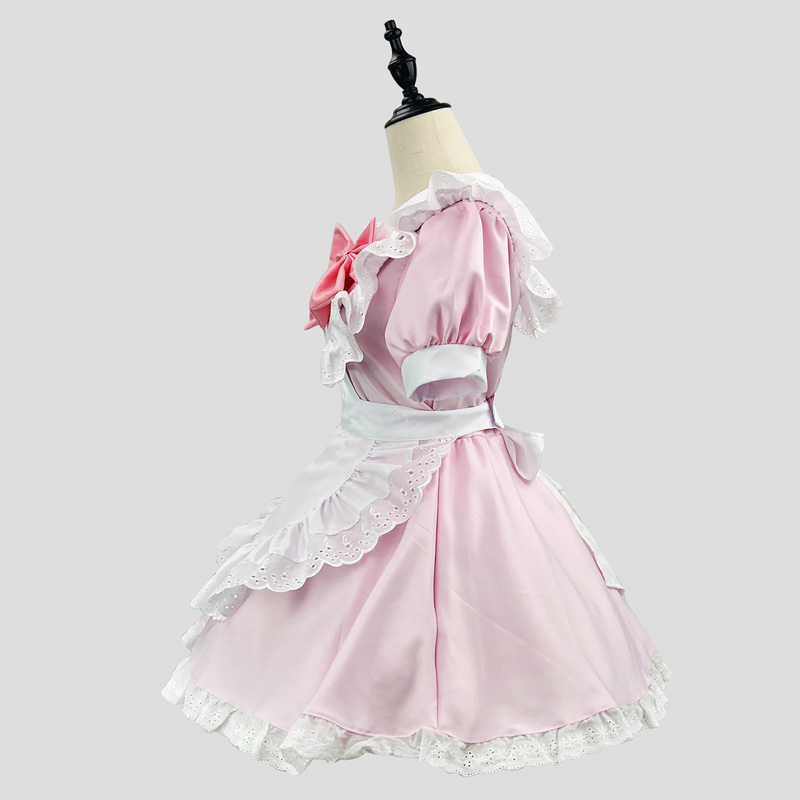 大きいサイズ レディース 魔法少女のメイド服ワンピ―ス (M/L/2L/3L/4L/5L/6L)/コスプレ/ハロウィン LYG-8276,コスプレ,大きいサイズ,プラスサイズ,ワンピース,半袖,メイド,ロリータ,コスプレ,ハロウィン,メイド,カフェ,キャラ 4