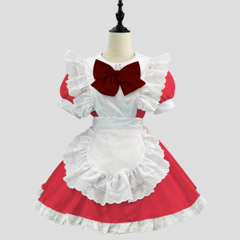 大きいサイズ レディース 魔法少女のメイド服ワンピ―ス (M/L/2L/3L/4L/5L/6L)/コスプレ/ハロウィン LYG-8276,コスプレ,大きいサイズ,プラスサイズ,ワンピース,半袖,メイド,ロリータ,コスプレ,ハロウィン,メイド,カフェ,キャラ 7