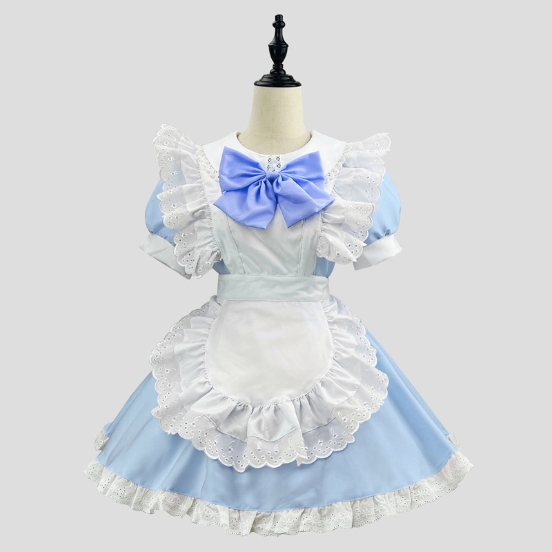 大きいサイズ レディース 魔法少女のメイド服ワンピ―ス (M/L/2L/3L/4L/5L/6L)/コスプレ/ハロウィン LYG-8276,コスプレ,大きいサイズ,プラスサイズ,ワンピース,半袖,メイド,ロリータ,コスプレ,ハロウィン,メイド,カフェ,キャラ 5