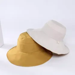大きいサイズ レディース シンプルハット帽子UVカット紫外線対策 s6