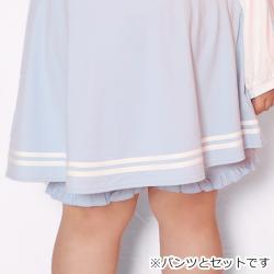 大きいサイズ レディース サブカルちゃんのジャージ戦闘服セットアップ（ワンピース+ショートパンツ付き） s10