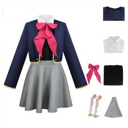 大きいサイズ レディース アイドル学校制服衣装 セット(3L/4L)/コスプレ/ハロウィン s2