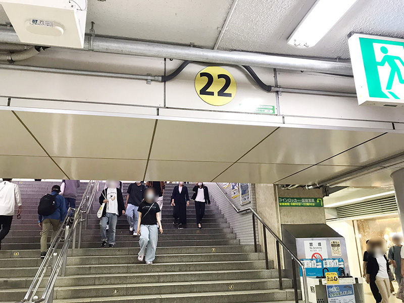 大きいサイズレディース店舗タベルノスキーに行くには、池袋駅22番出口が一番近いです。